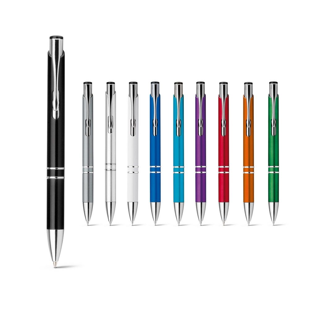 BETA PLASTIC. Penna a sfera in ABS con clip in metallo