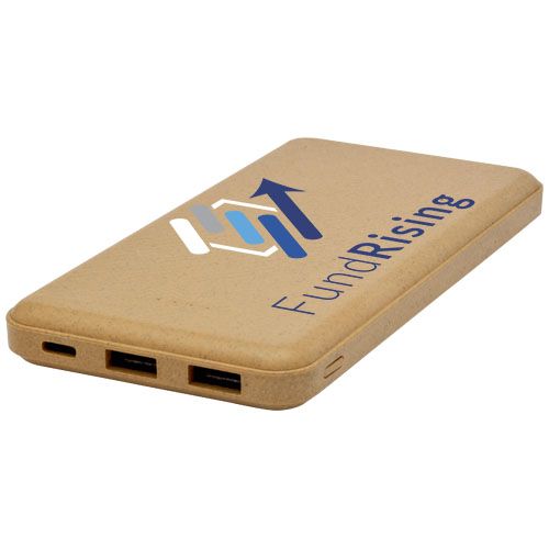 Power bank con logo personalizzato Eco da 10000 mAh