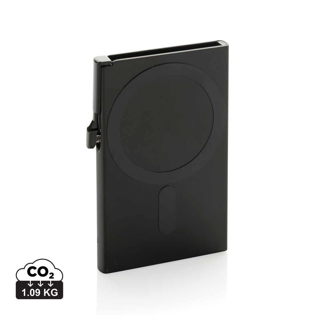 Porta carte magnetico RFID in alluminio per smartphone