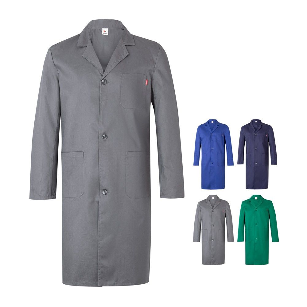 VL DANU. Blusa in twill (175g/m²), in cotone (35%) e poliestere (65%)