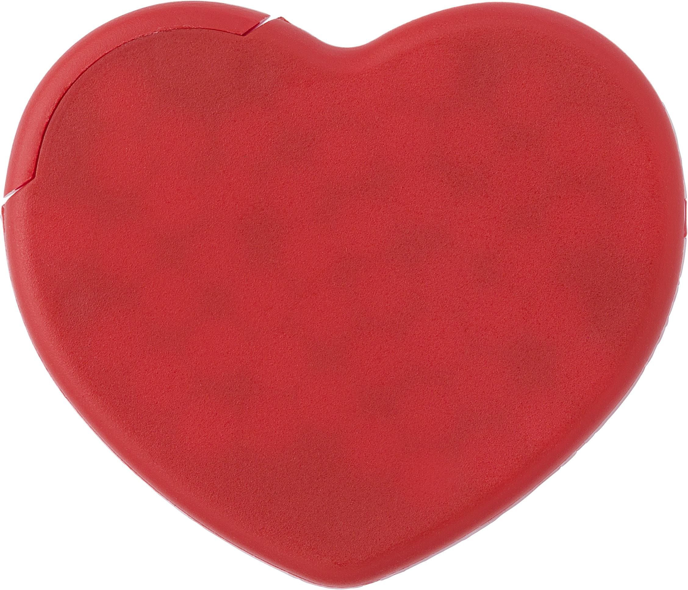 Mentine cuore, custodia in PP Marcia