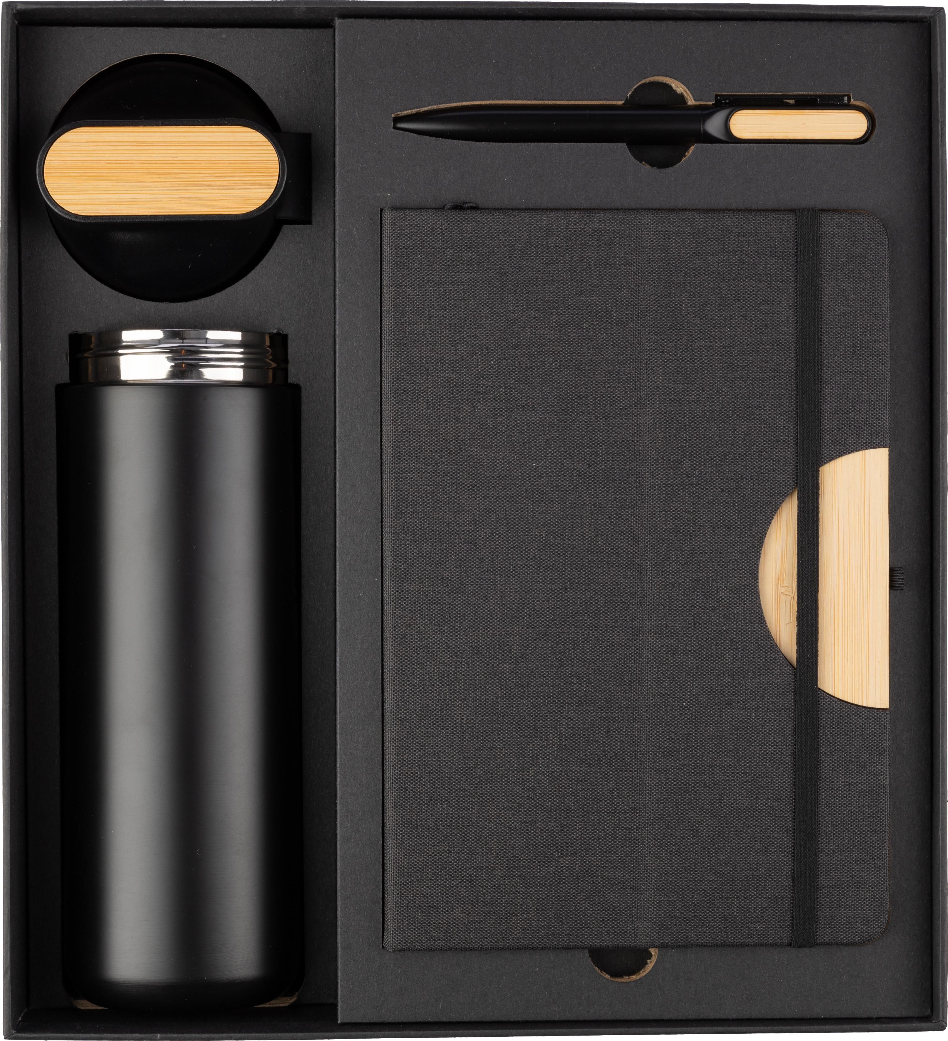Confezione regalo in cartone nero Kurt