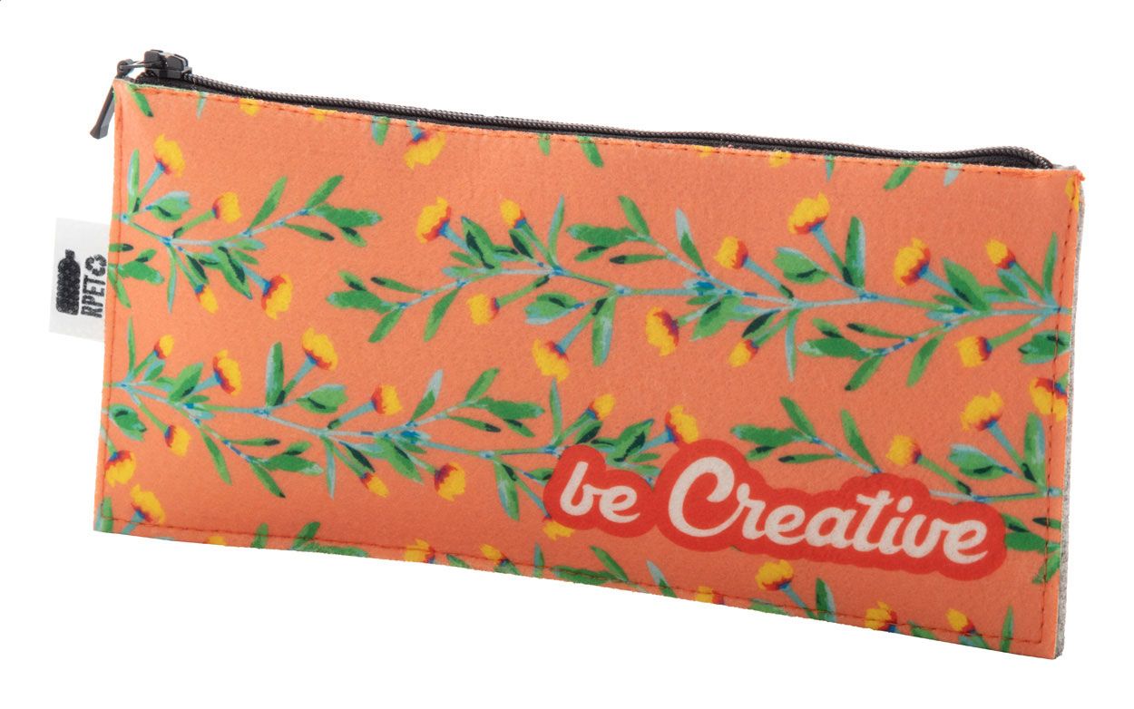 CreaFelt Pen Zip. Astuccio per penne in RPET personalizzabile