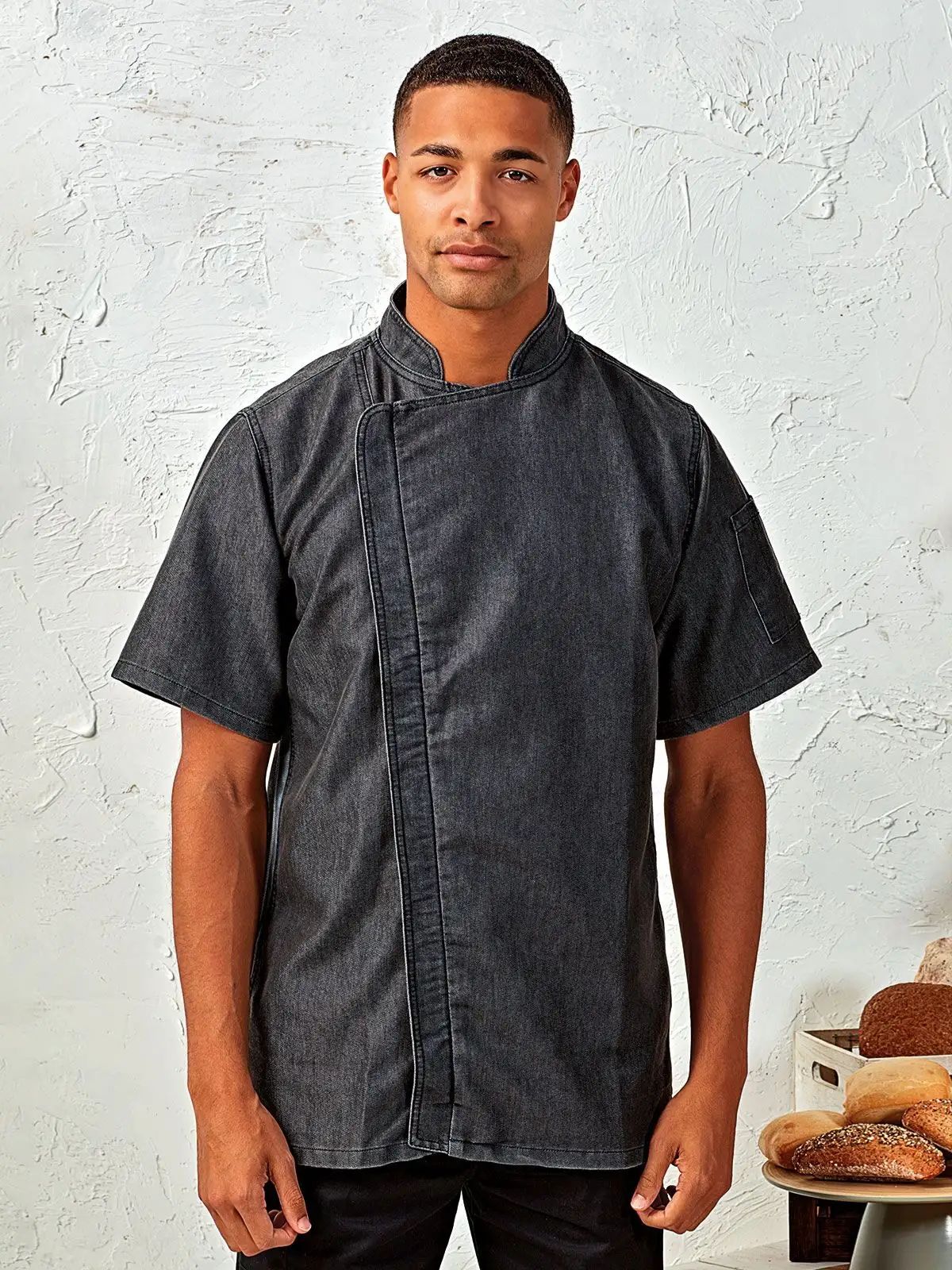 Chef's Zip-Close Short Sleeve Jacket - Premier - PR906