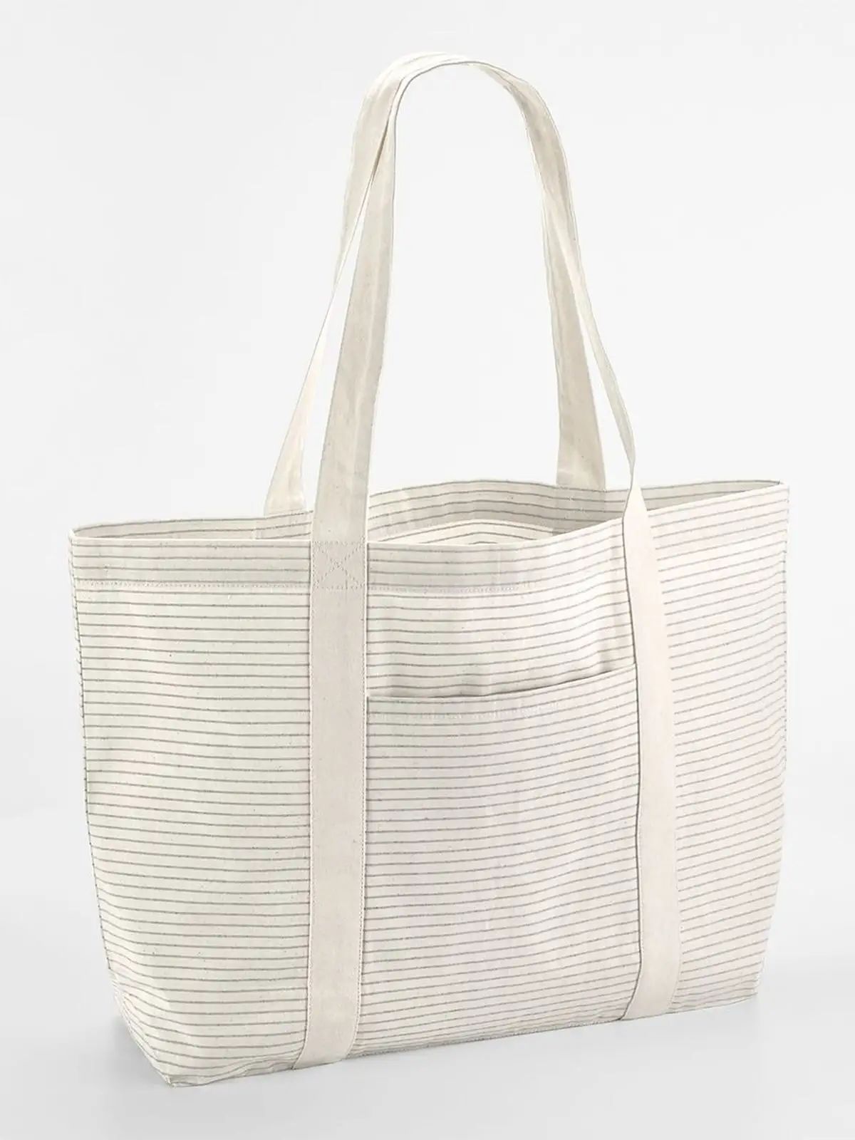 Striped Organic Cotton Shopper - Westford Mill - W255