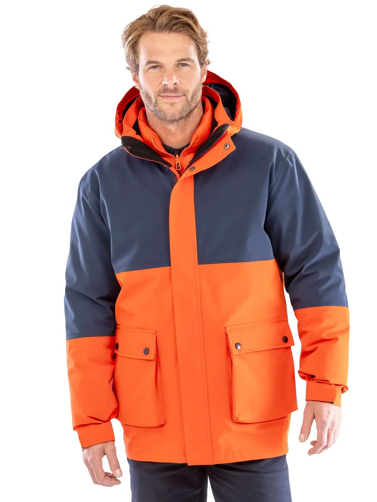 RECYCLED 3-IN-1 PADDED RIPSTOP JACKET - Result - RER920X