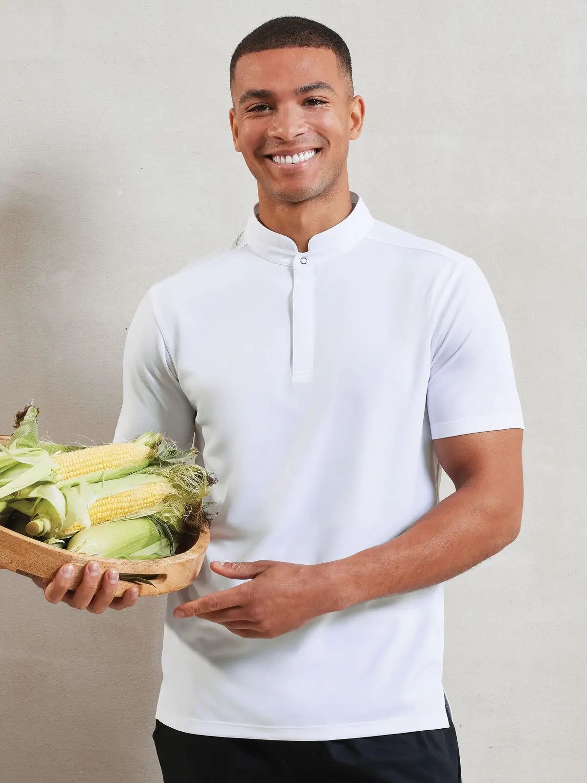 Maglia da chef Coolchecker 'Essential' SS - Premier - PR646