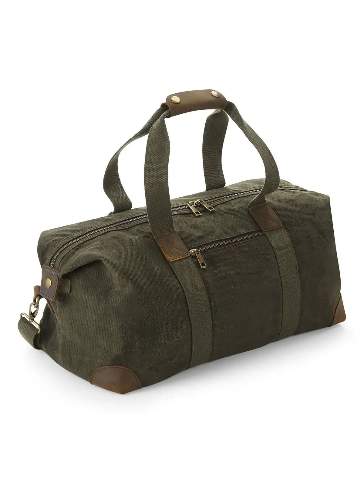 Heritage Waxed Canvas Holdall - Quadra - QD650