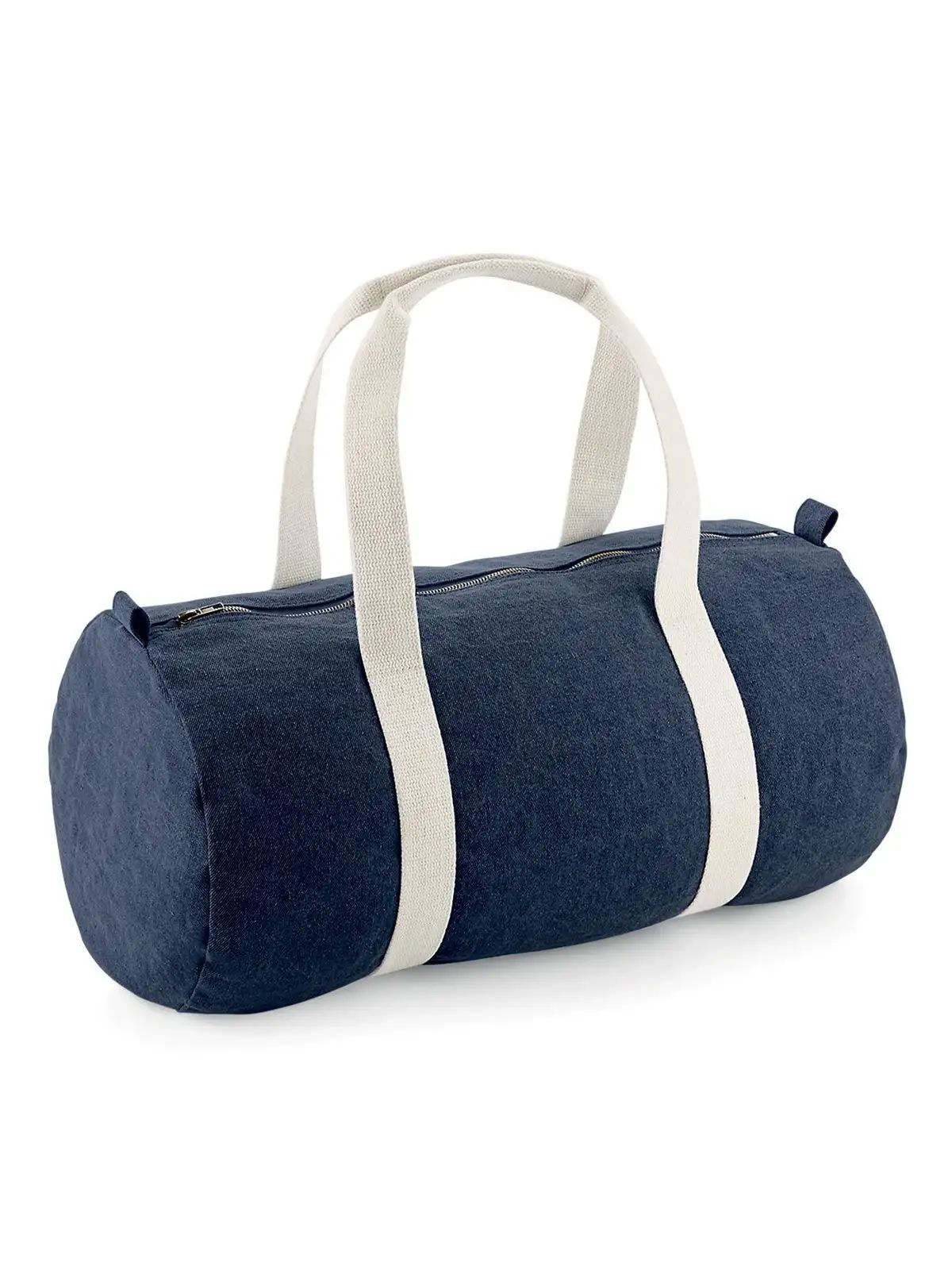 Denim Barrel Bag - Bag Base - BG646