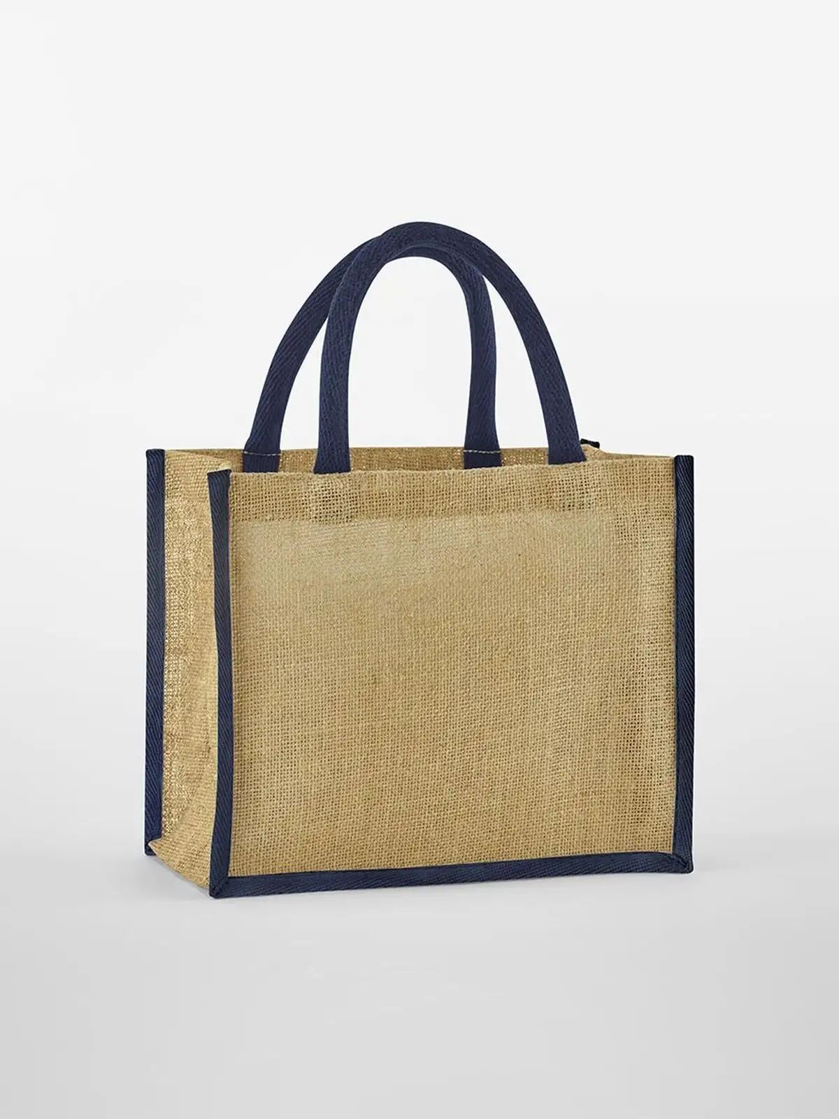 Natural Starched Jute Midi Tote - Westford Mill - W473