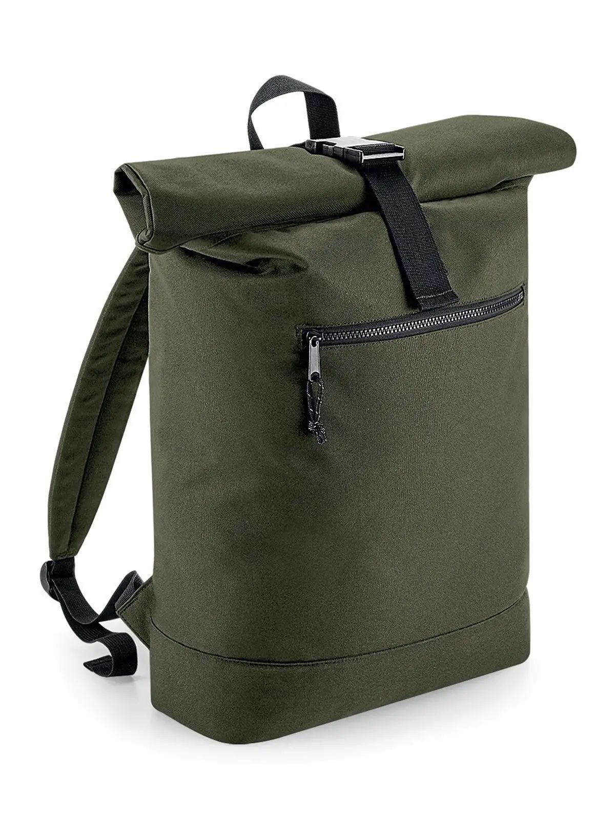 Recycled Roll-Top Backpack - Bag Base - BG286