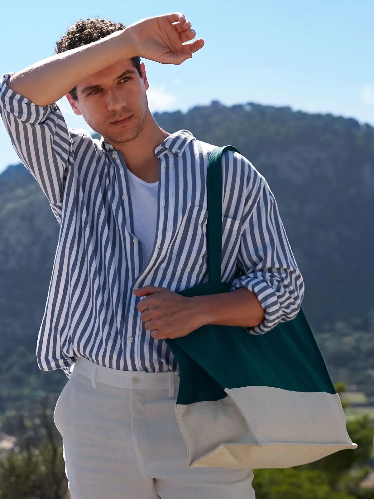 EarthAware® Organic Contrast Shopper - Westford Mill - W858