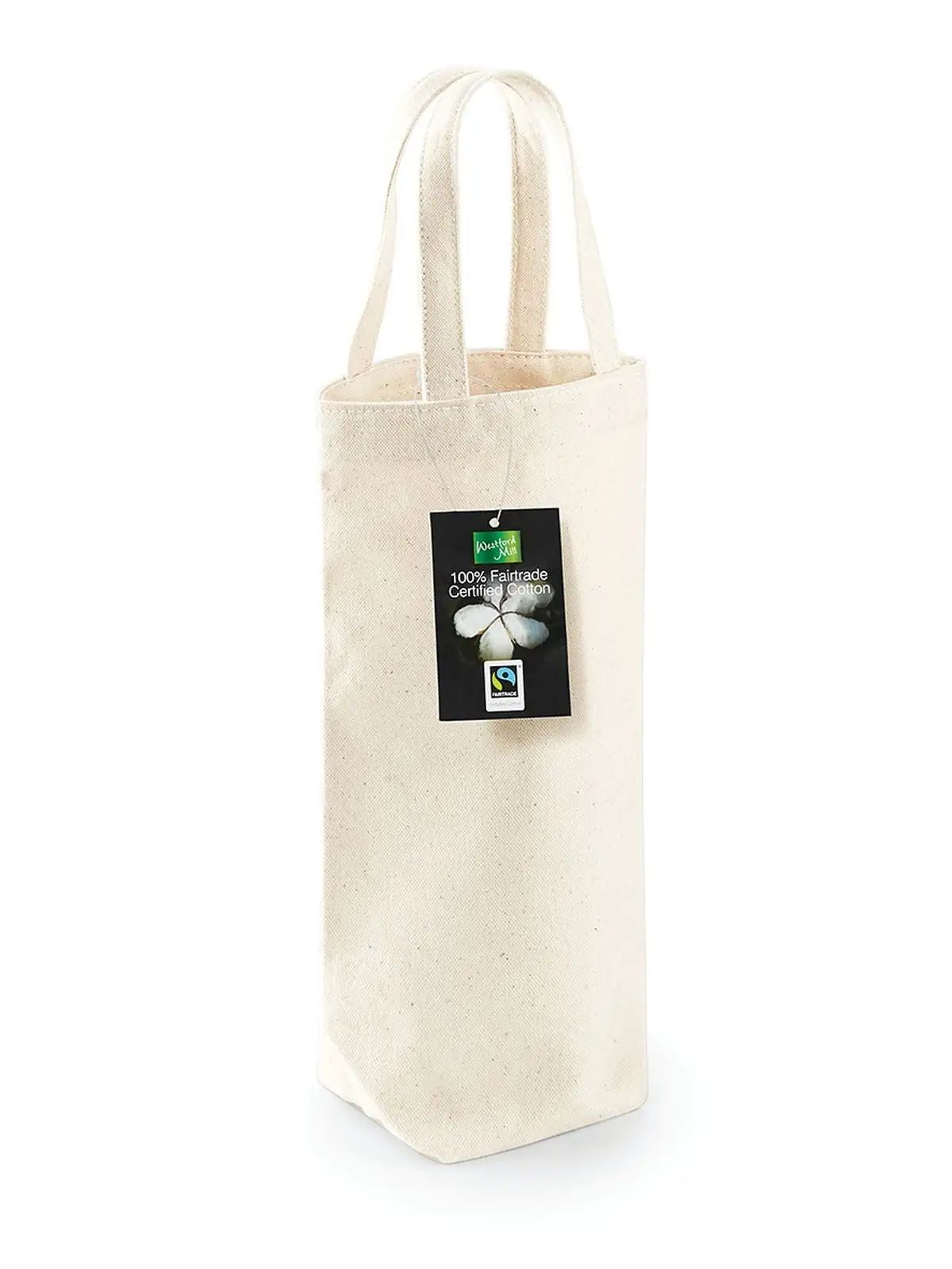 Fairtrade Cotton Bottle Bag - Westford Mill - W620