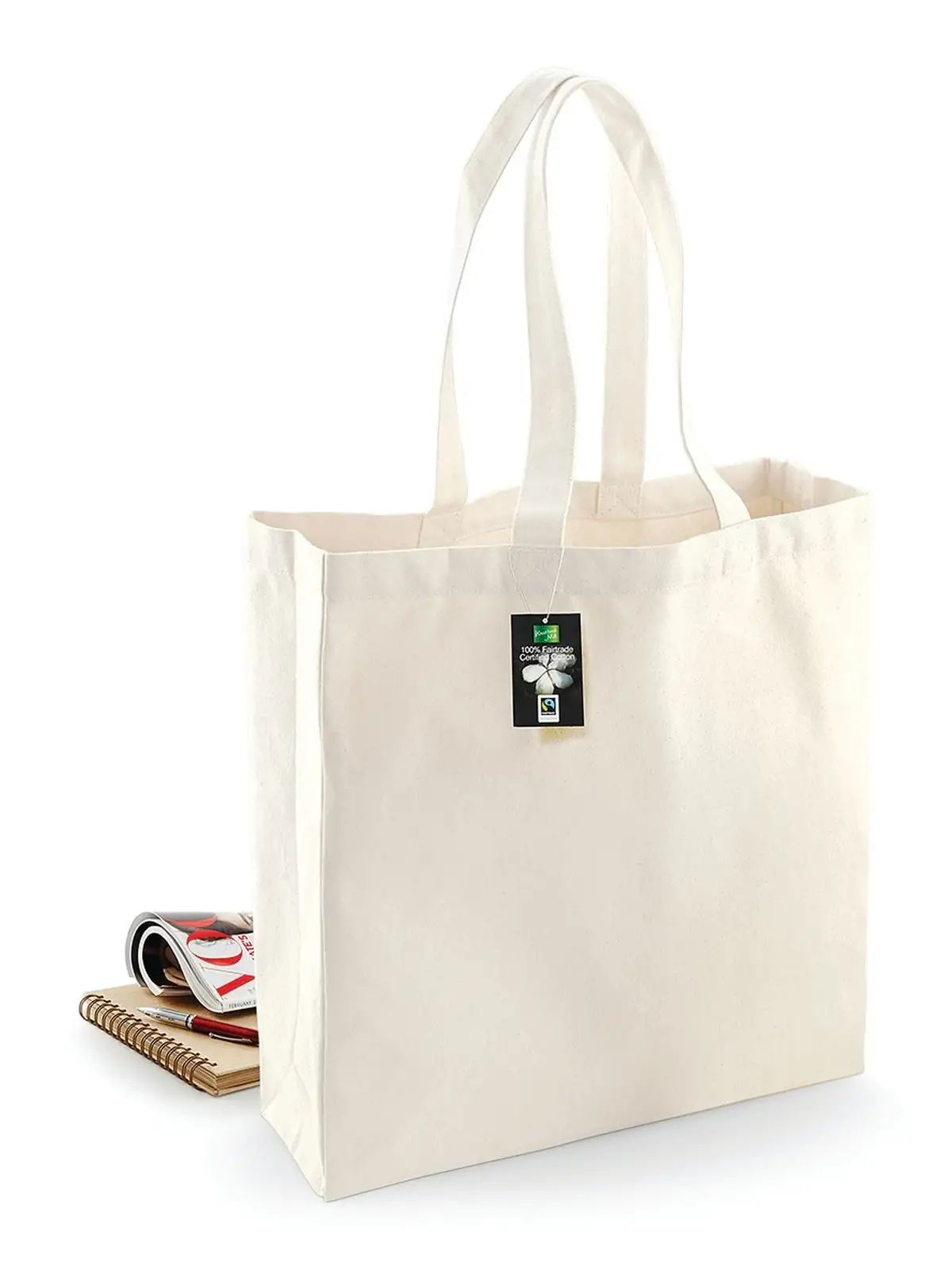 Fairtrade cotton classic shopper - Westford Mill - W623