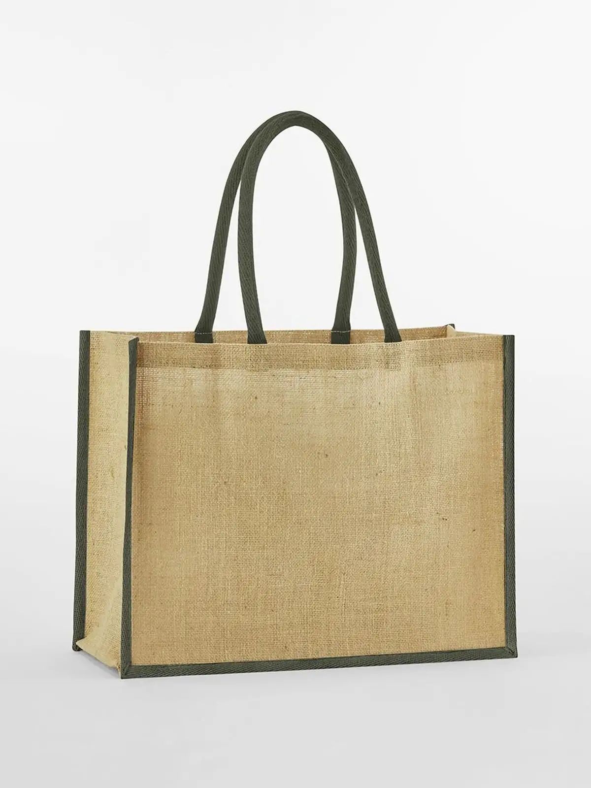 Natural Starched Jute Classic Shopper - Westford Mill - W470